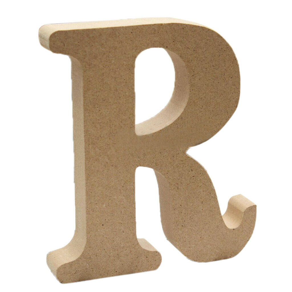 Wooden Alphabet Craft Letter Plaque Wall Hanging Wedding Nursery Decor R