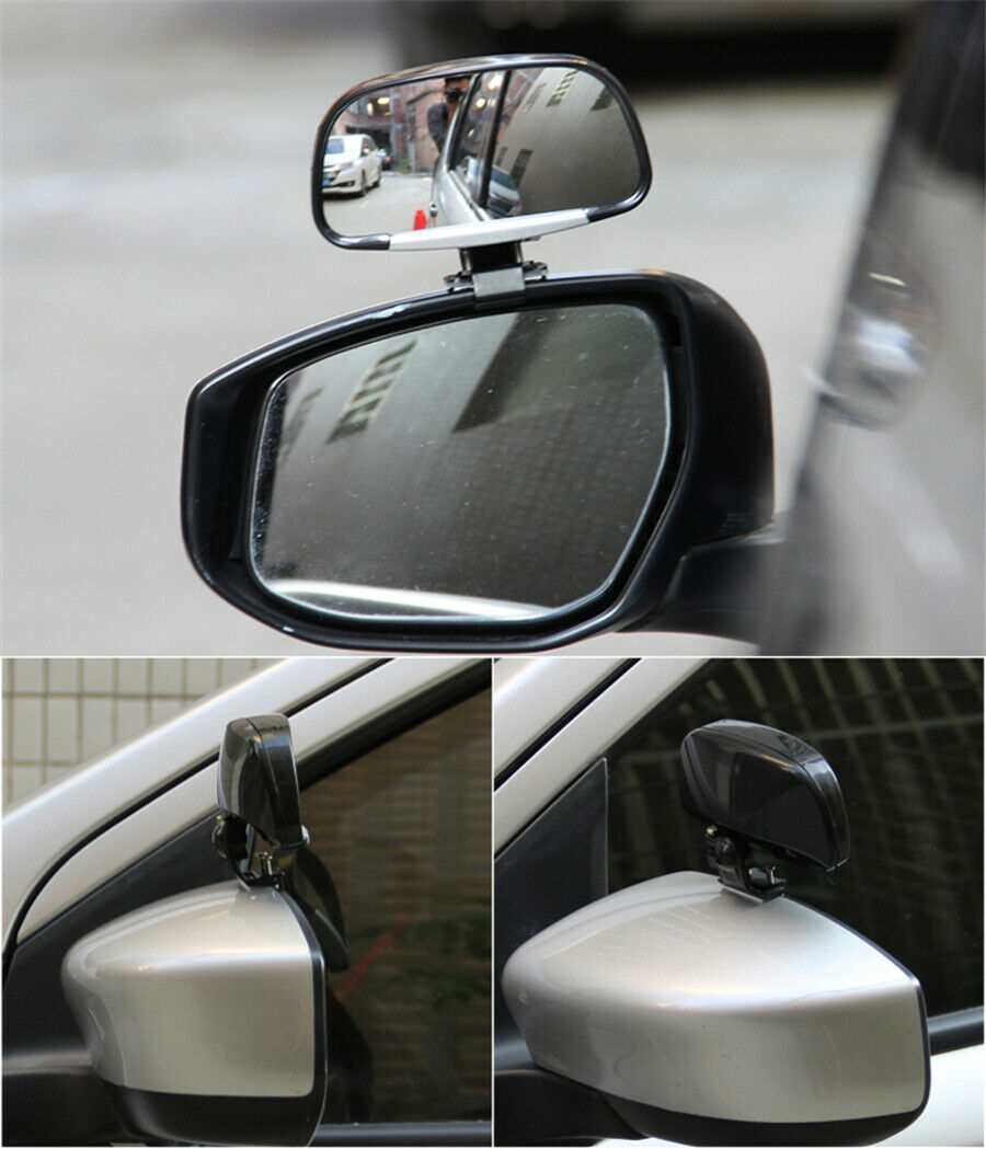 Universal 180 Degree Adjustable Car Blind Spot Side Rear View Wide Angle Mirrors
