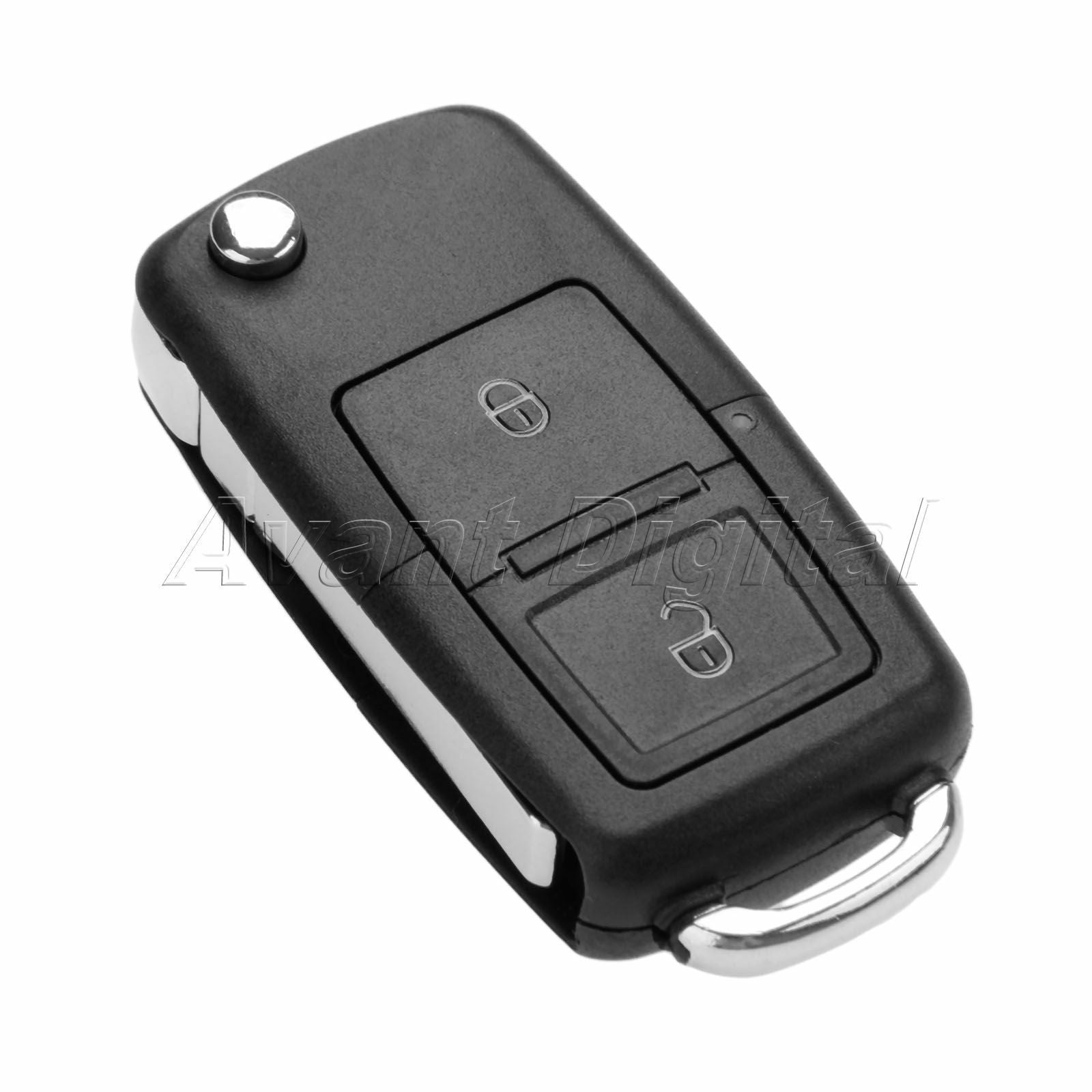 1Pc Remote Key Fob 2 Buttons ID48 Chip 1J0959753CT Fit For 1999-2005  Golf MK4