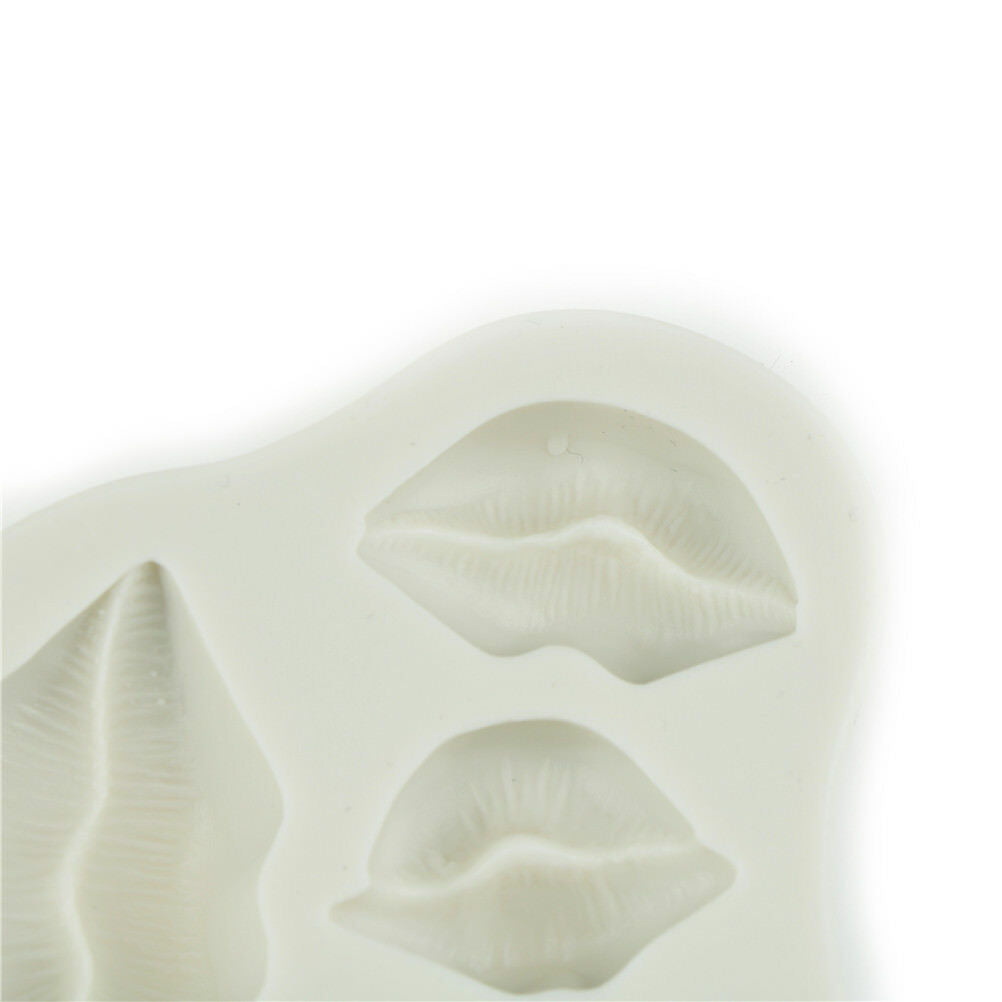 Vivid Sexy Lips Silicone Mold Fondant Mould Embossed Cake Decor Jewelry To.l8