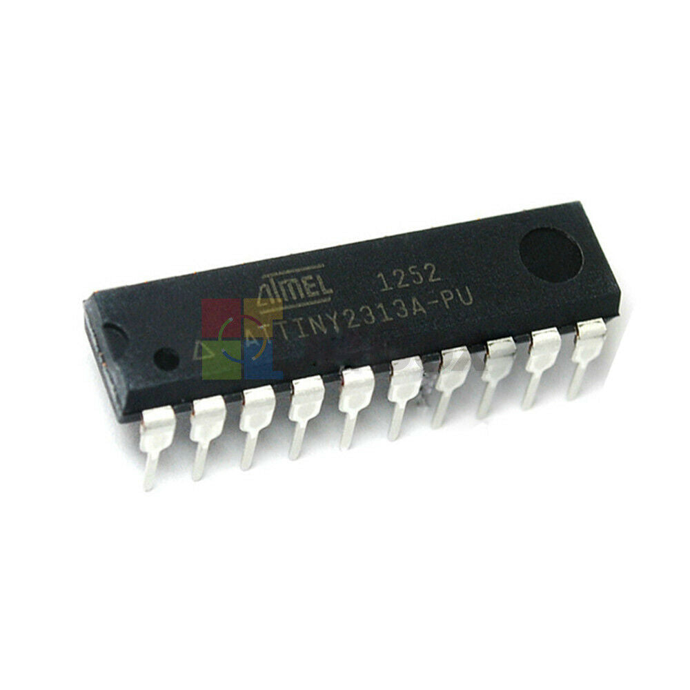 5Pcs ATMEL ATTINY2313A-PU 8-Bit AVR Micro-Controller 28 Pin DIP-20 IC MCU Chip