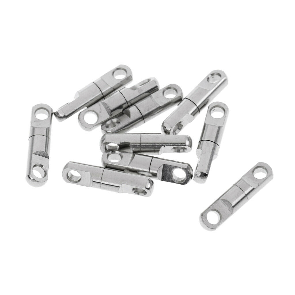 2X 10pcs Fishing Ball Bearing Swivels Heavy Duty Fishing Swivels 7mm