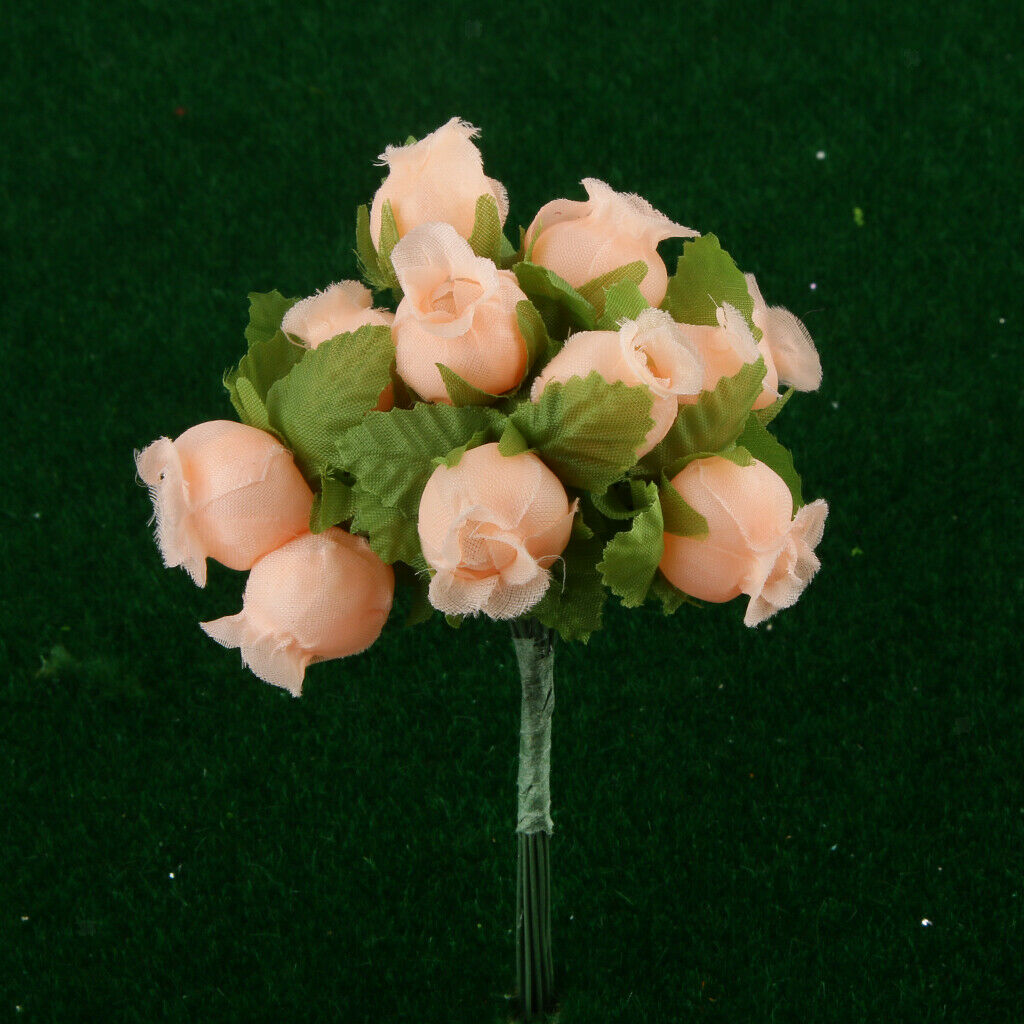 144pcs Artificial Rose Head Silk