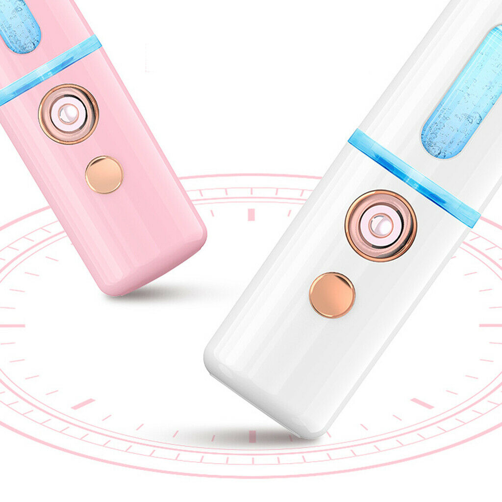 2x Nano Facial Mister Portable Face Mist Hydrating Face Moisturizing USB