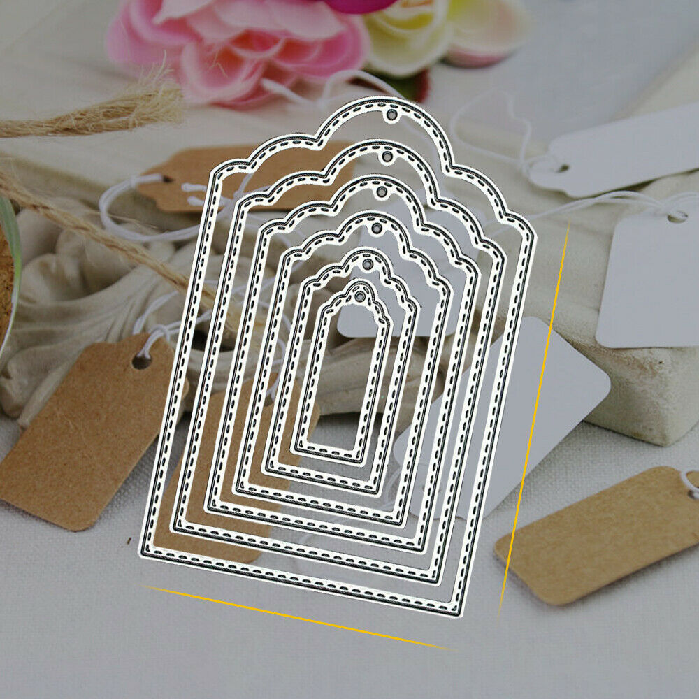 Layering Label Metal cutting Tag Cut die Cutting Craft die for Scrapbooking