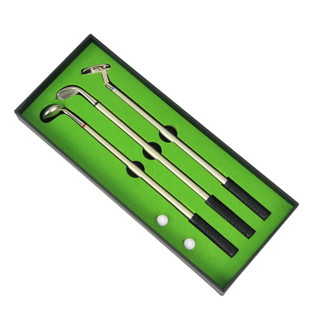 Golf club ballpoint pen gift set