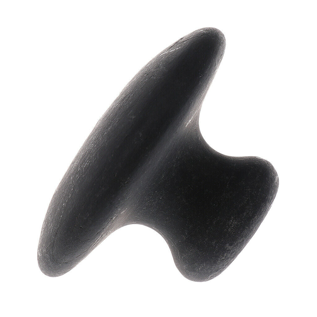 11 Pieces Massage Stone Natural   Basalt Hot Rock for Spa Gua Sha