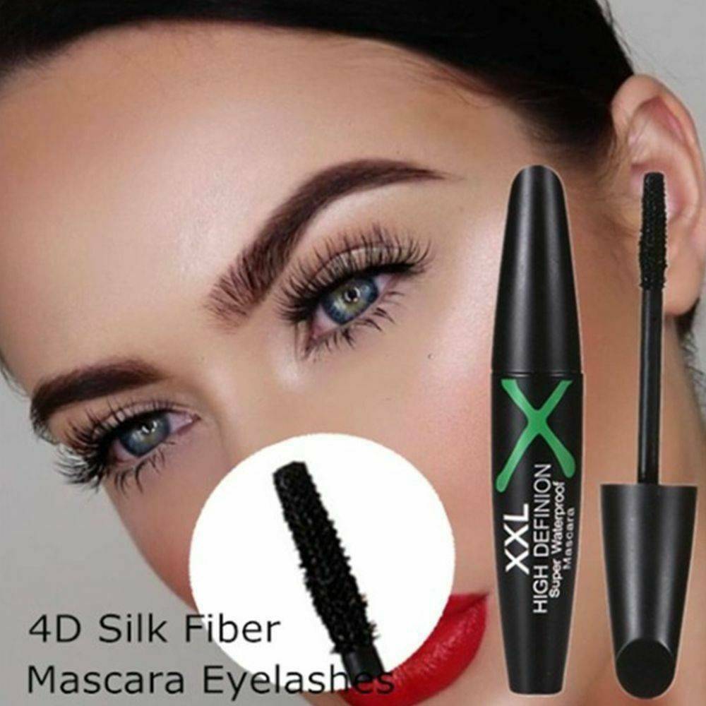 4D Sexy Mascara Silk Fibre Waterproof Eyelashes Lash Long Lasting Extension 1PC