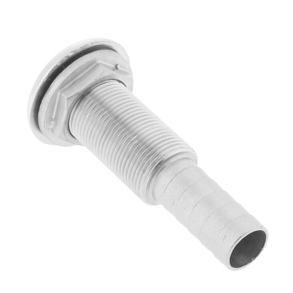 3/4" Boat Thru Hull Fitting Marine Grade 316 Stainless Steel Hardware