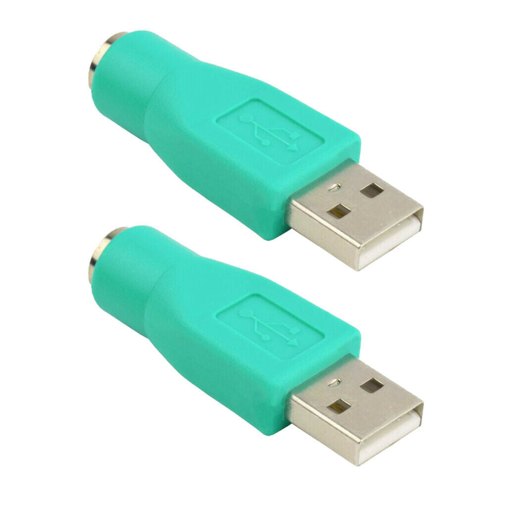 prettyia   2x   PS / 2   Female   to   USB   2 . 0   Male   Port   Adapter   for