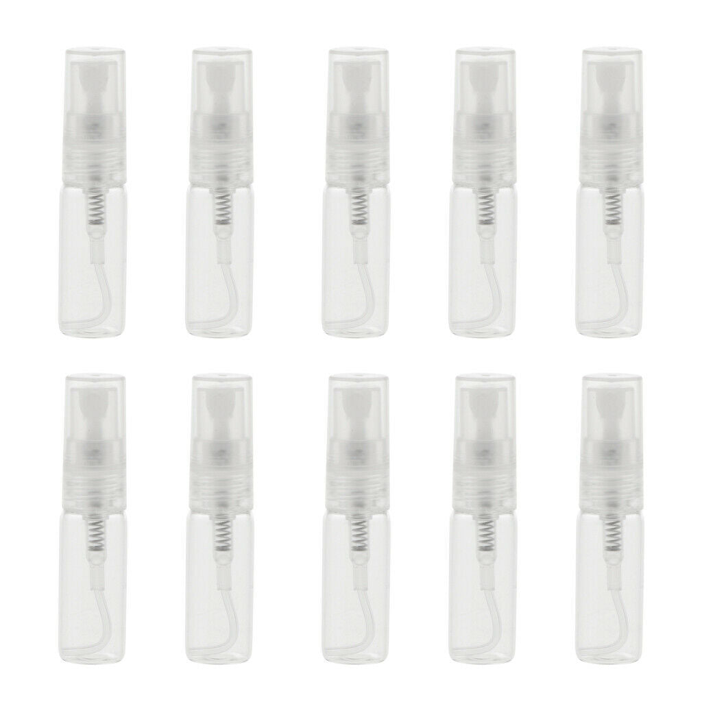 20Pcs Glass Perfume Empty Bottle Atomizer Pump Sprayer Refillable Travel