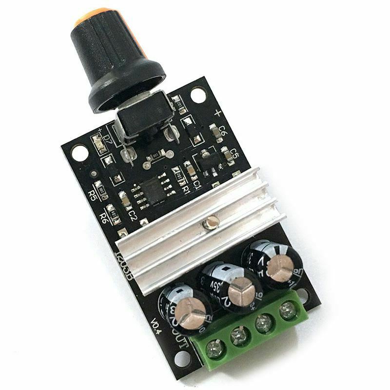 DC 6V 12V 24V 28VDC 3A 80W PWM Motor Speed Controller Regulator Adjustable VarB4