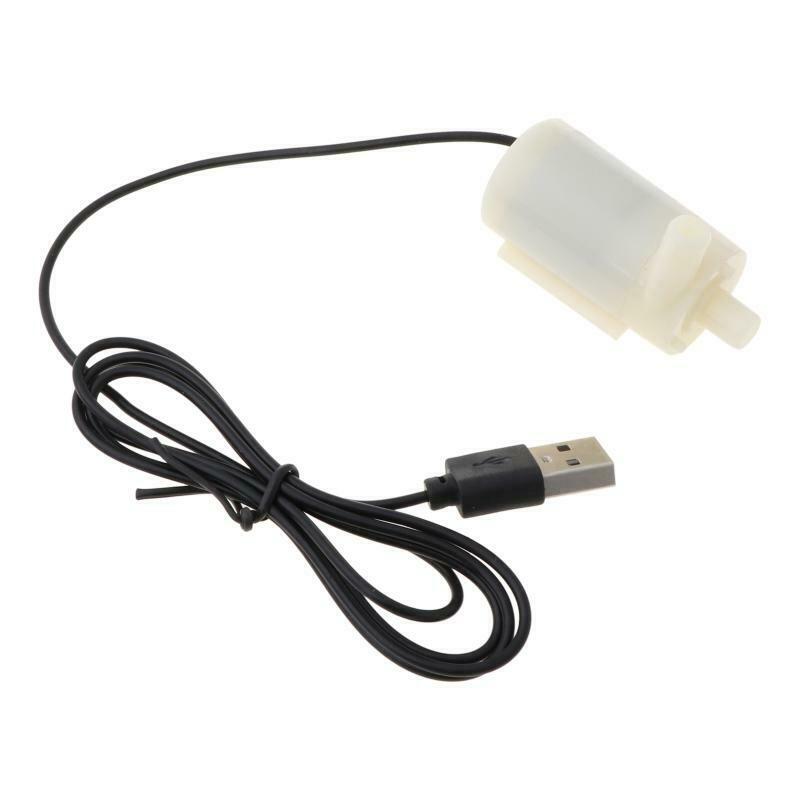 Micro Mini Submersible Water Pump Fish Tanks Aquarium Usb Powered DC 5V 2-3L/min