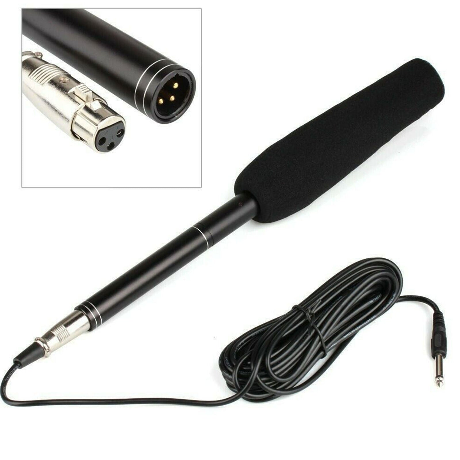 Professional Condenser Shotgun Microphone Mic For ALL DSLR Camcorder Video KTV