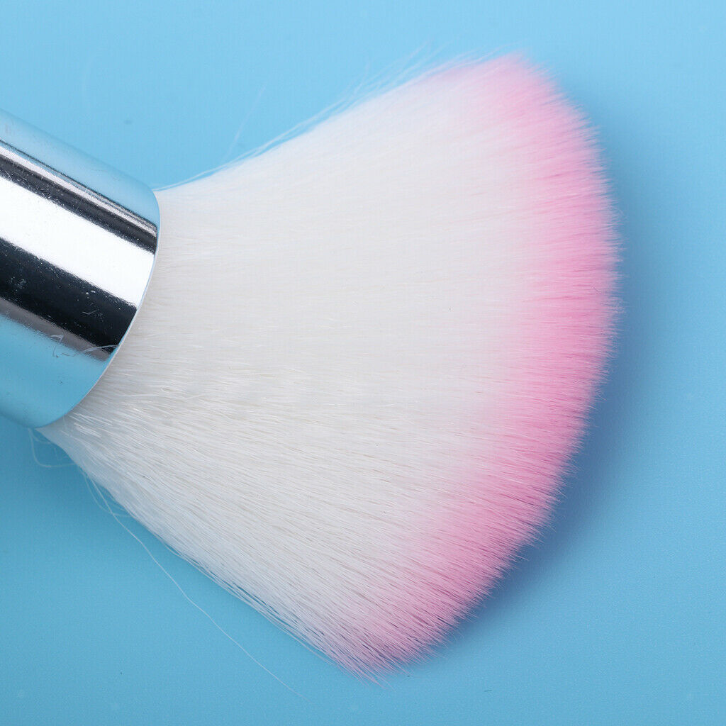 Make-up Blusher Brush Nail Art Dust Cleaner Acrylic Nail Gels Powder Remover