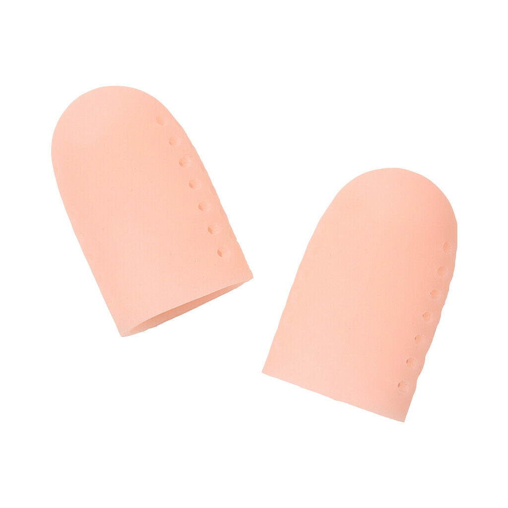 10 Pairs Silicone Toe Sleeves Tube Caps Cushions Protectors Feet Care Skin