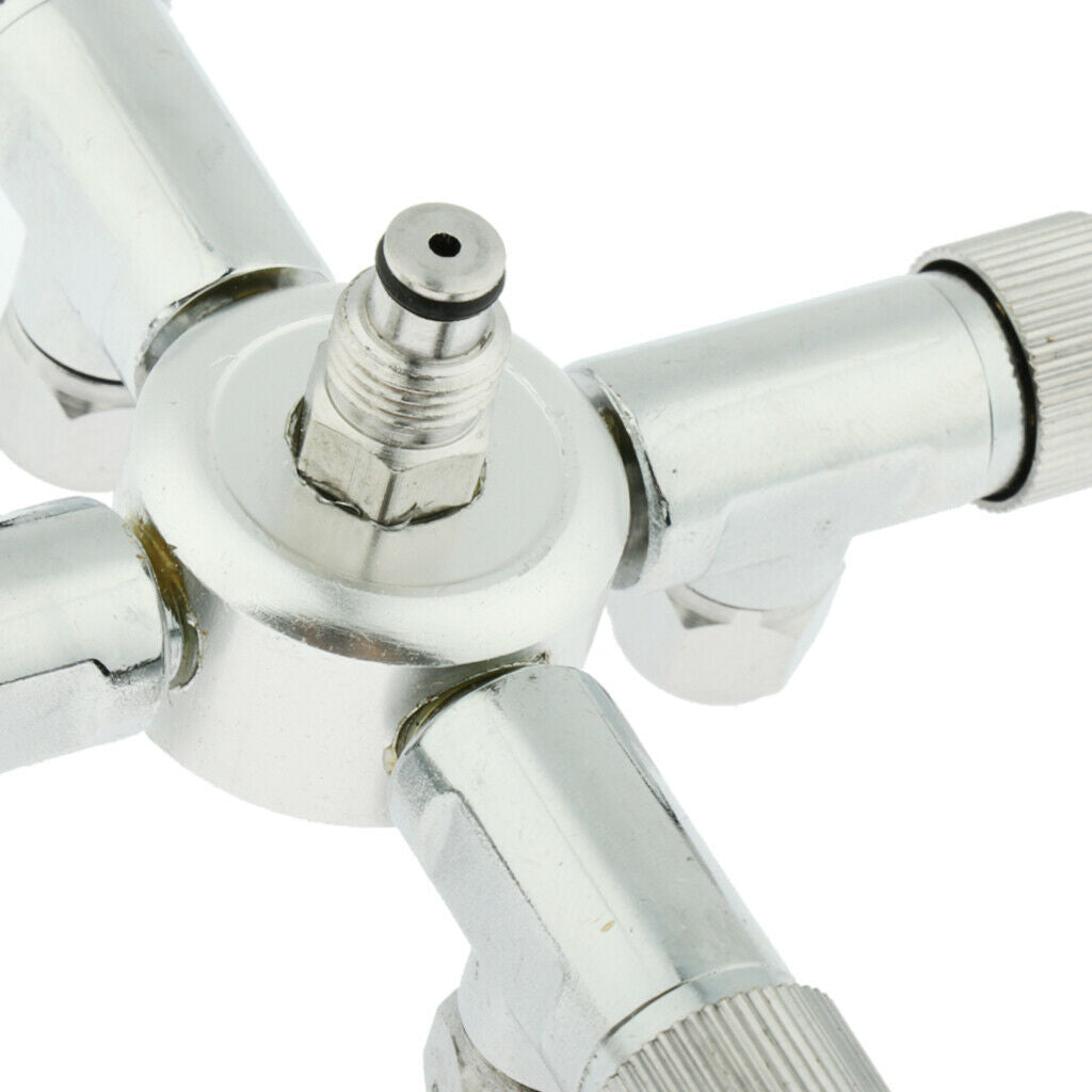 1 Pc Aluminium Alloy CO2 Solenoid Needle Valve Splitter for Aquarium 4 Way