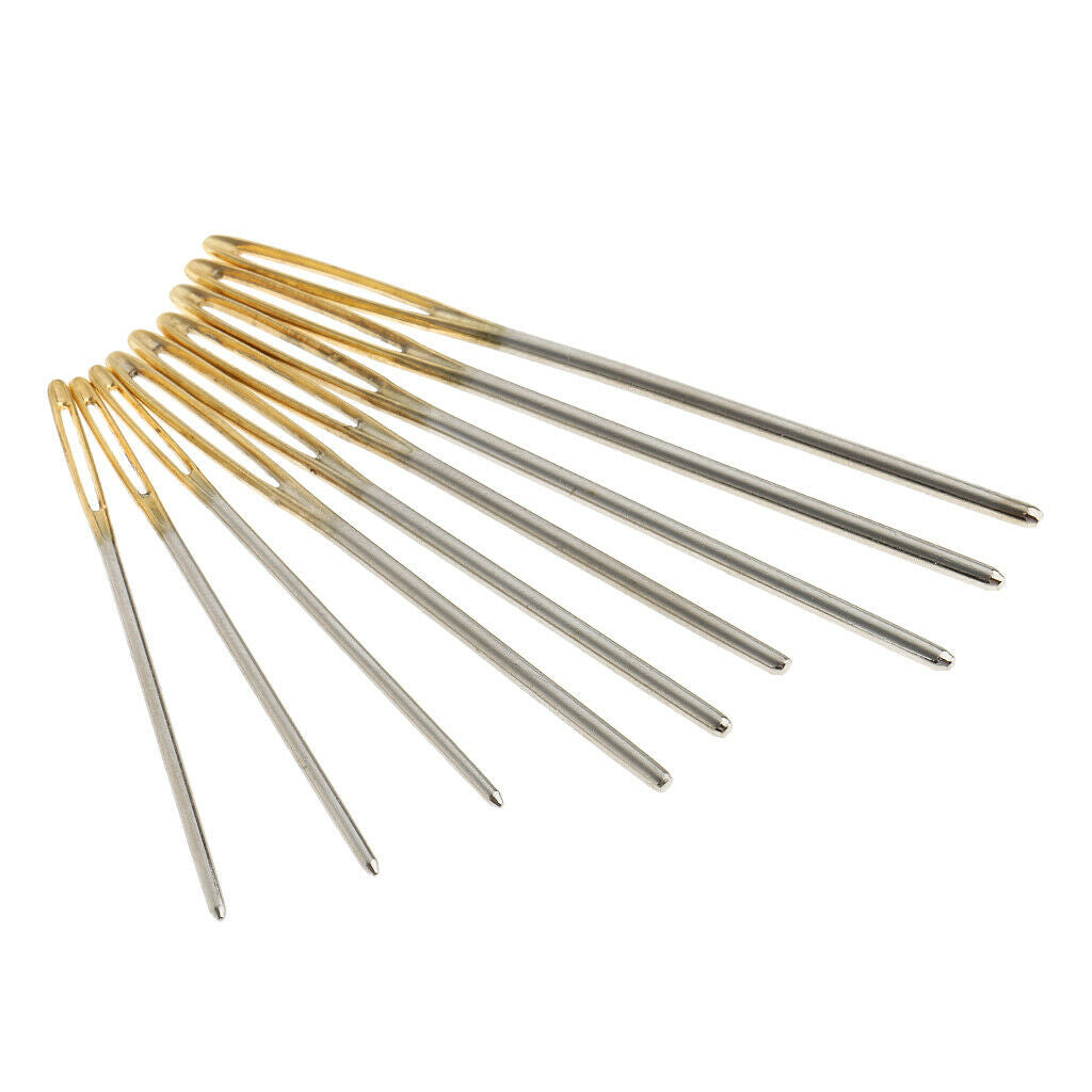 100 Pieces Brooch Clips Marking with 9 Sewing Needles Lovaro Knitted Tools