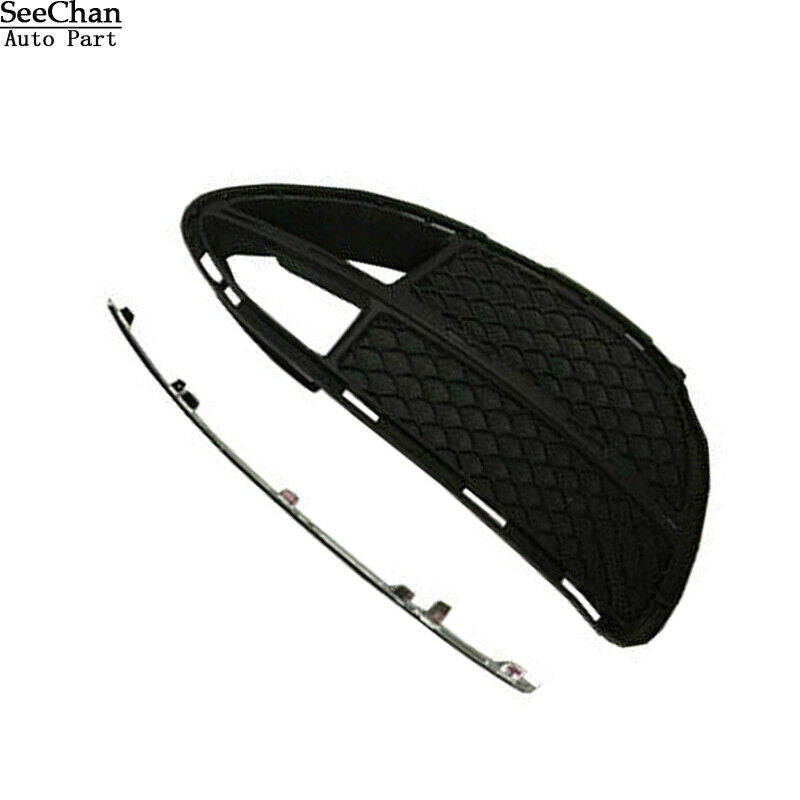 Fit for Mercedes-Benz E-Class W212 Front Bumper Grille Cover Chrome Trim-LH & RH