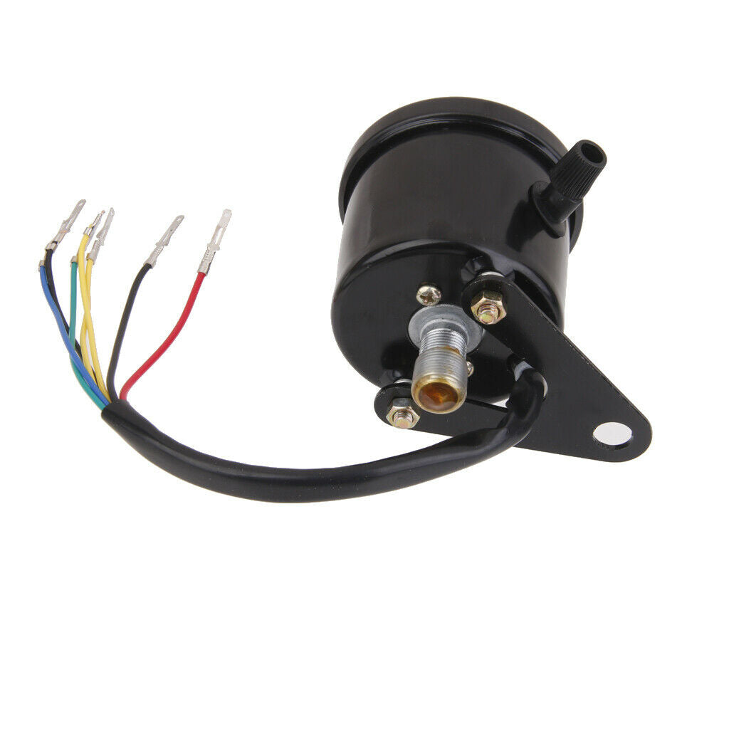 12V Universal Dual Speedometer Motorcycle Tachometer Odometer & Backlight