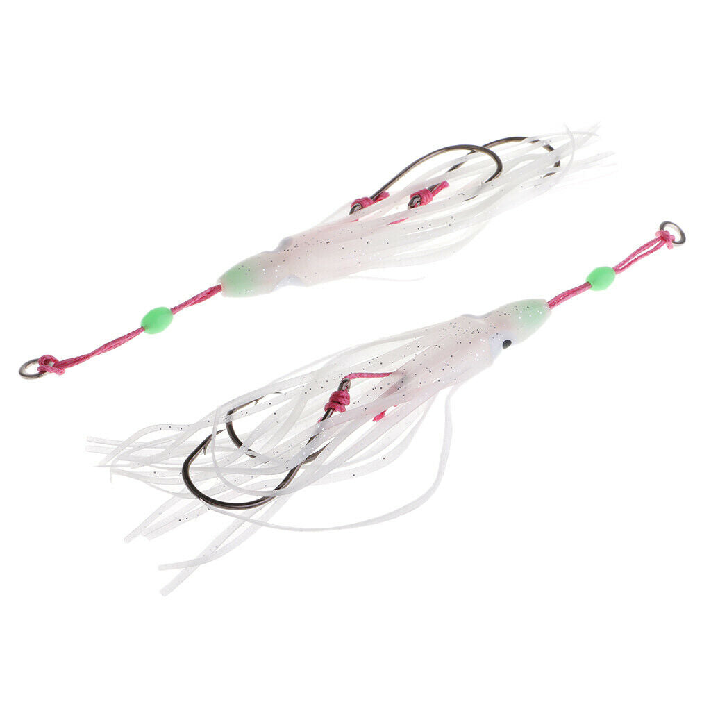 Squid Jig Fishing Lure Saltwater Lure Squid Rock with Hook