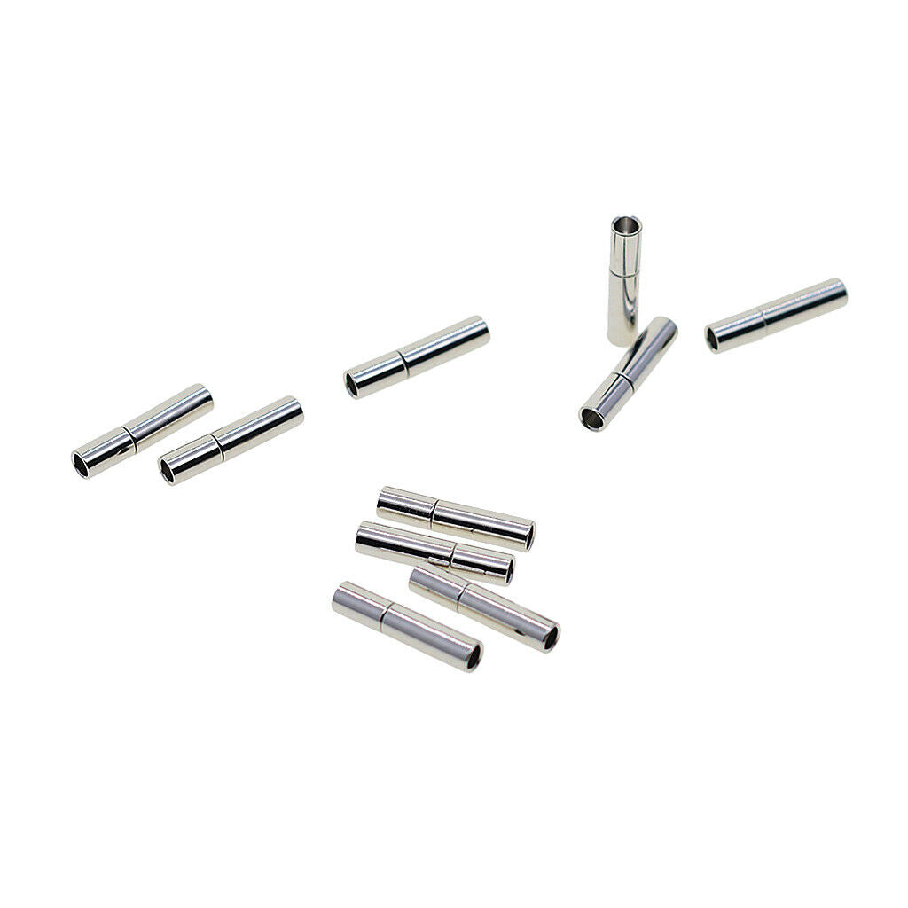 3X 10Pcs Brass Magnetic Clasp Connector Charms for Necklace Jewelry Making