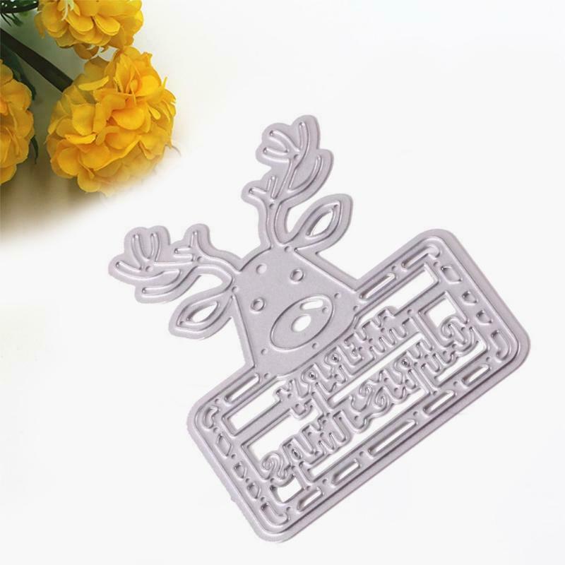 Deer Sign Metal Cutting Dies Stencil DIY Scrapbook Album Paper Card Template