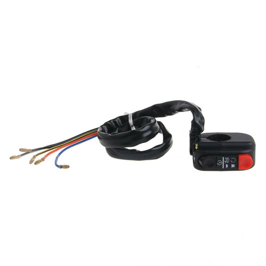 22mm 7/8" Motorcycle ATVs, Handlebar LED Headlight Lamp Switch On Off Control