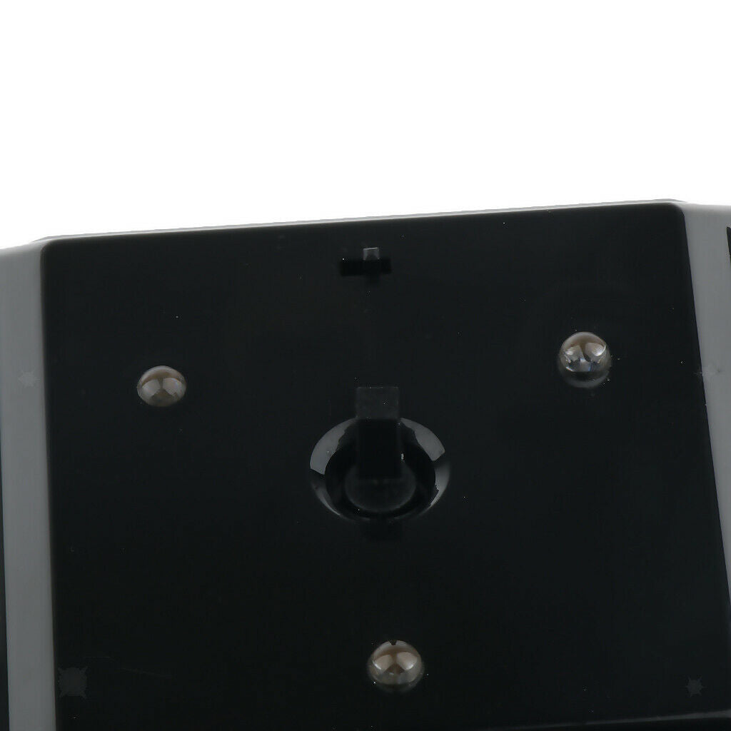 360° Rotating Display Stand Turntable Rotary Exhibition Solar Battery Black