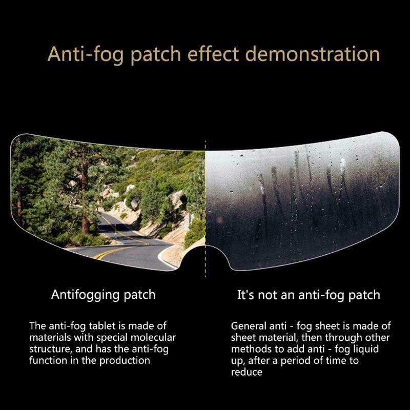 Universal Helmet Clear Anti-Fog Motorcycle Helmet Lens Fog Resistant Films