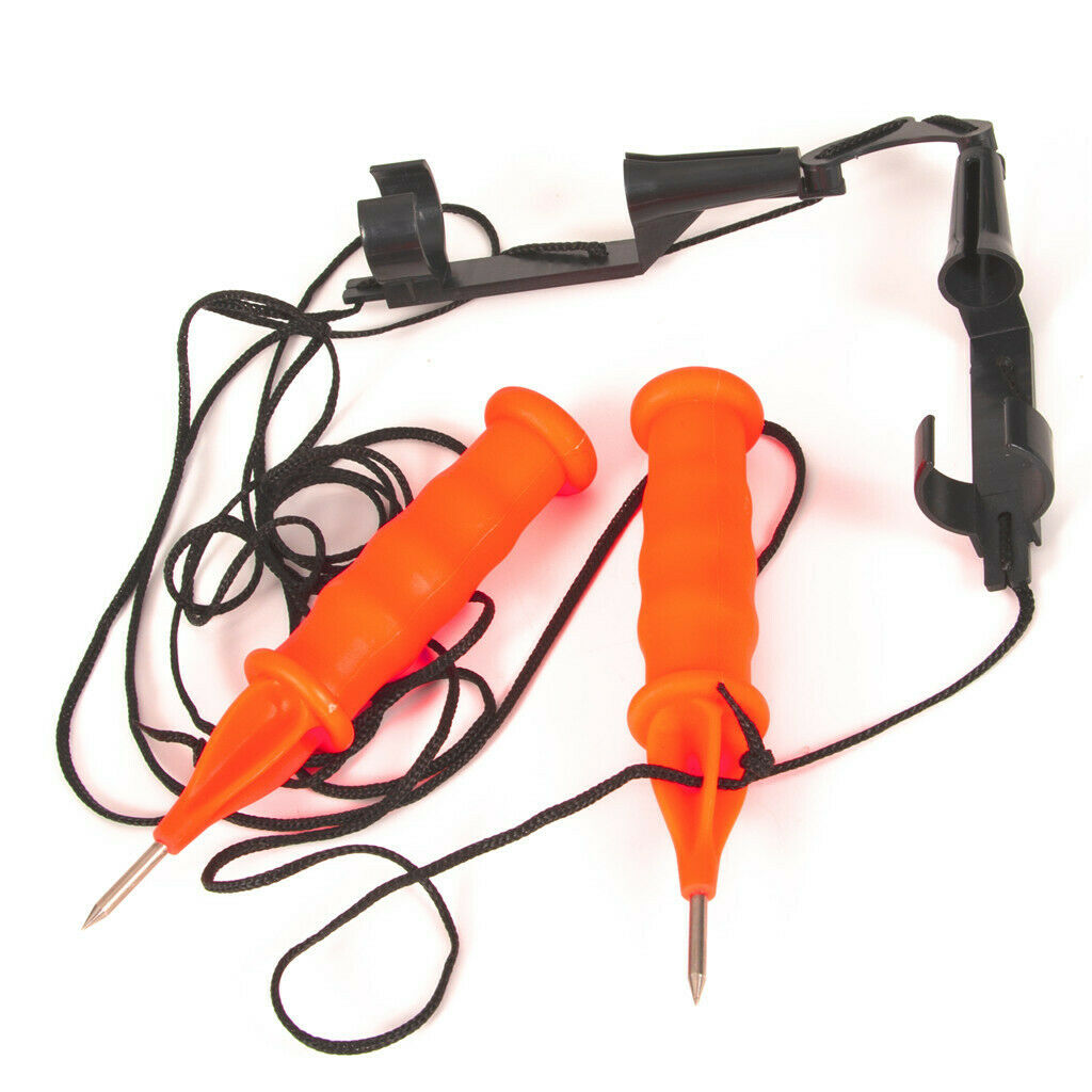 Ice Safety Picks Handheld Escape Spikes With Lanyard Come With Whistle