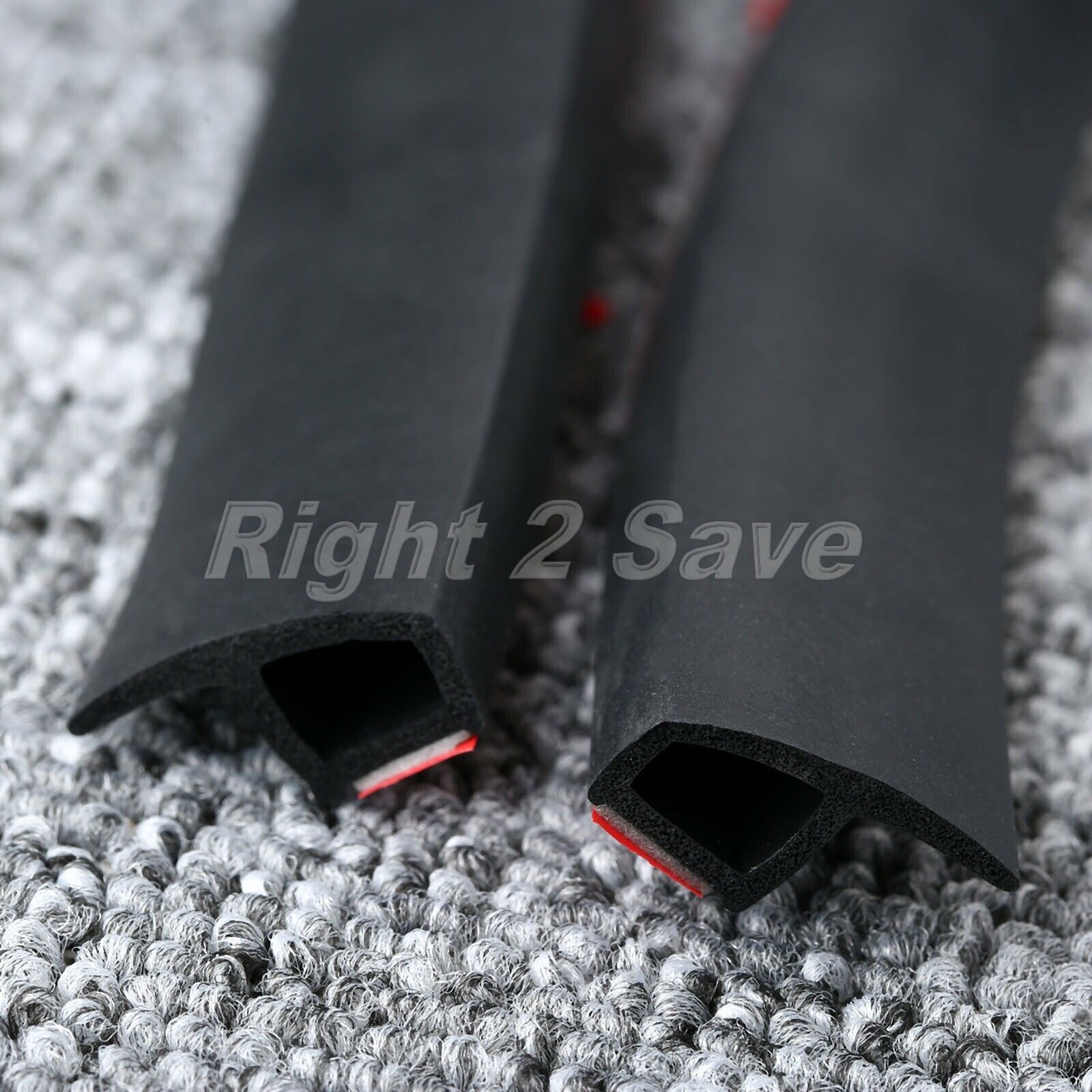 4M Auto Car Truck Door P-shape Rubber Sealing Weather Strip Hollow Universal