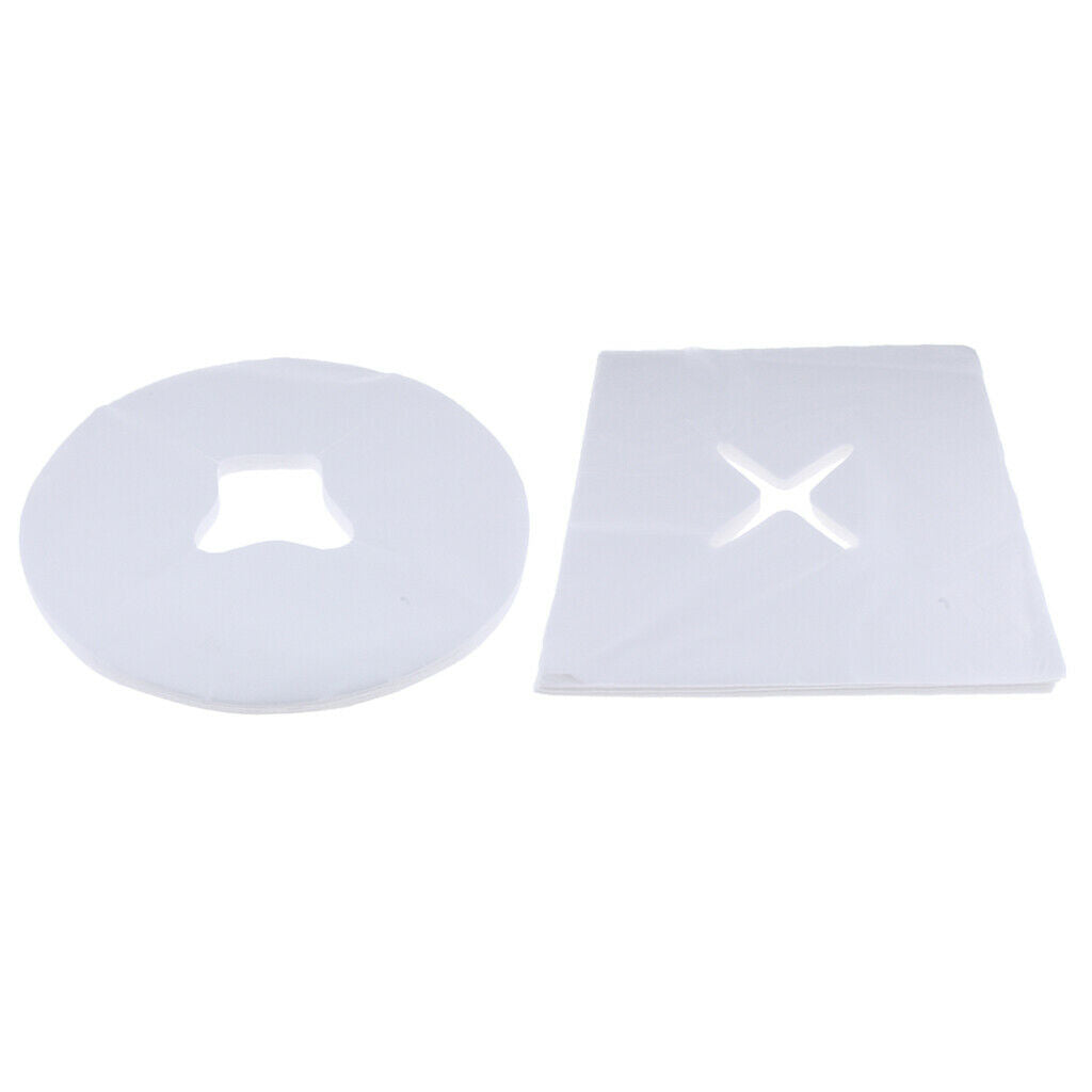 300 Pieces Disposable Non-Woven Face Covers For Spa Massage Table Headrest
