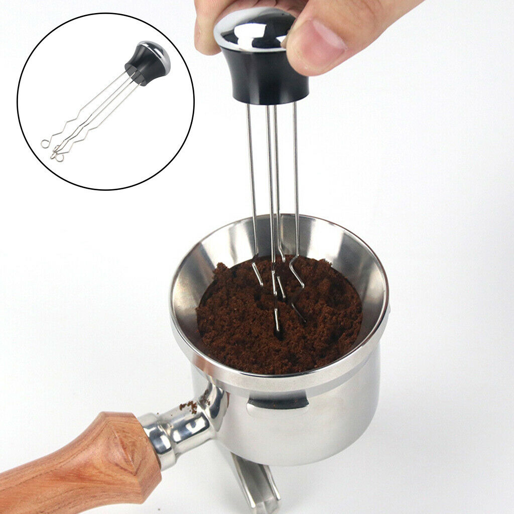 Stainless Steel Coffee Tamper Needle Leveler Tool Needle Type for Cafe