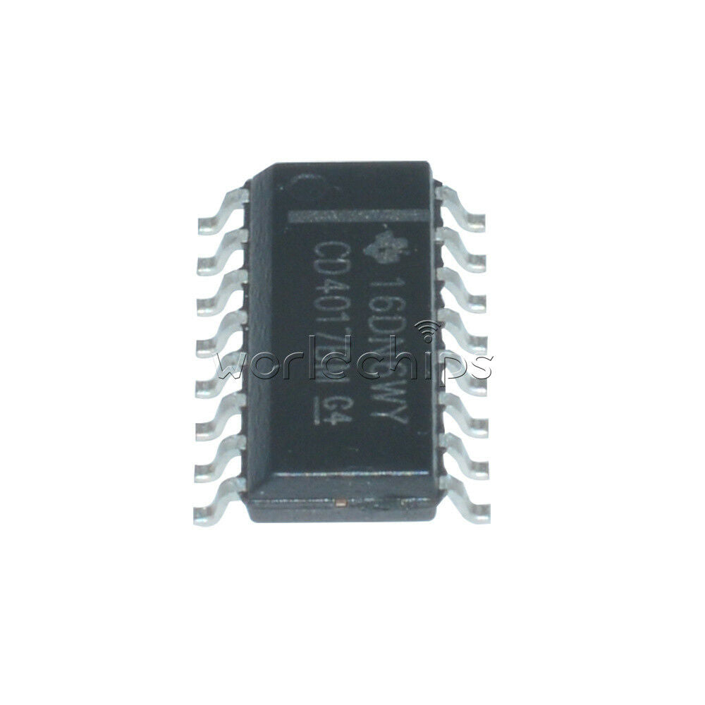 100PCS CD4017 4017 SMD COUNTERS DIVIDER SOP-16