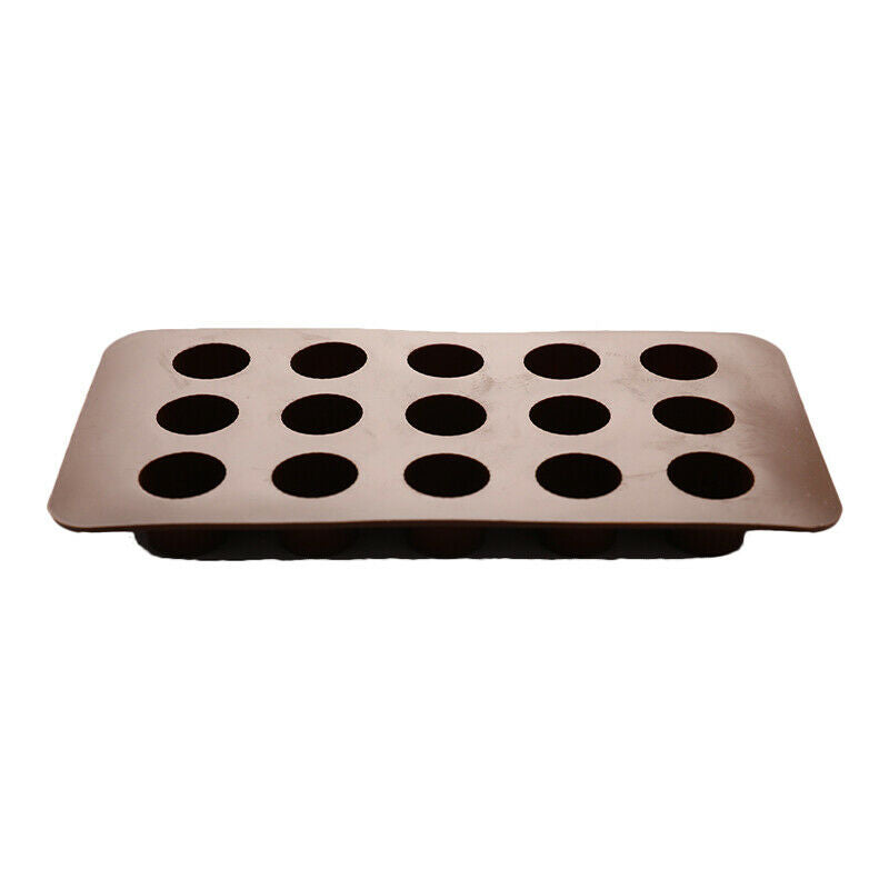 15Cavity Chocolate Candy Mold Silicone Baking Mould for Snack Size Peanut.l8