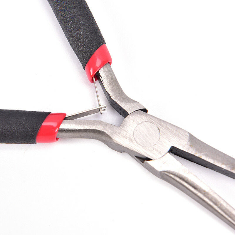Metal Long Needle Nose Plier Side Cutter Puzzle Modeling Work Precision Tool DD