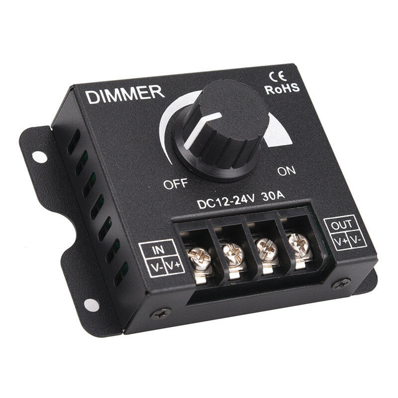 30A LED dimmer DC 12V 24V 360W adjustable brightness lamp bWFAUR SJ