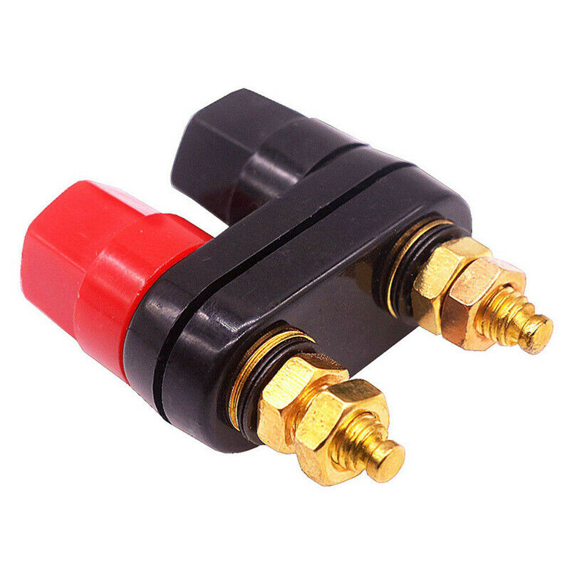 2pcs Speaker Amplifier Terminal Binding Post Dual 2 ways Banana Plug Jack
