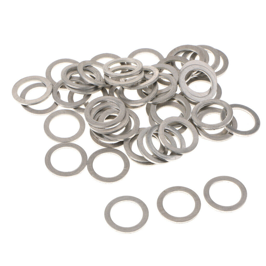 50Pcs 14mm Oil Drain Plug Crush Washer Gaskets For for Mazda 9956-41-400