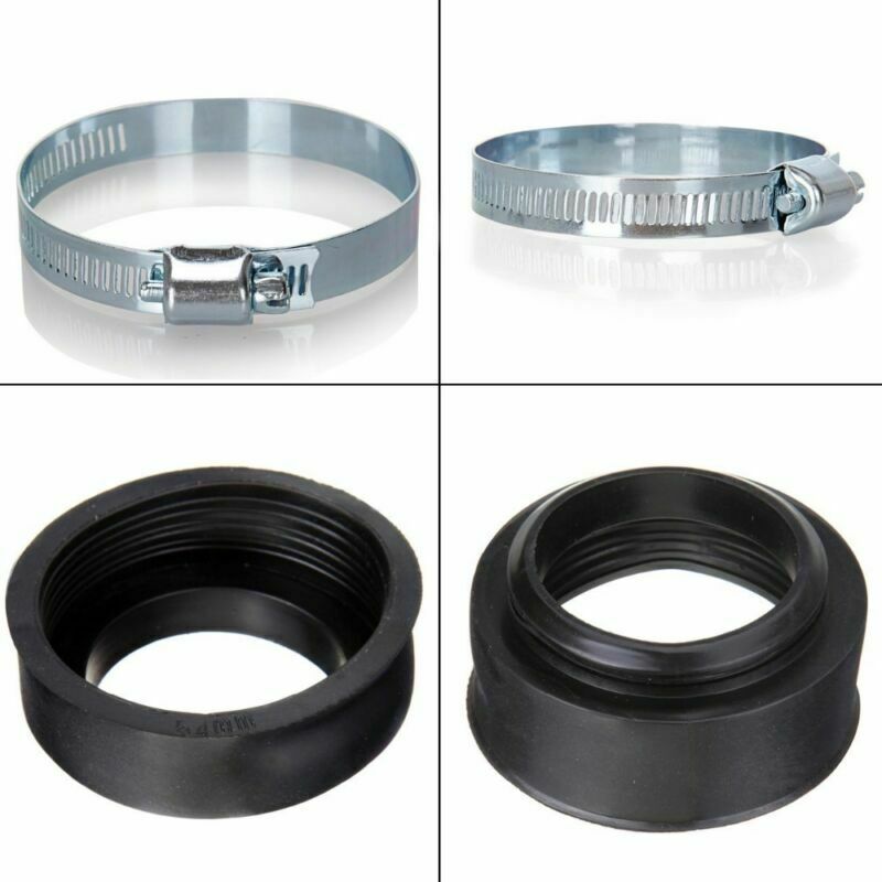 4 Pcs 50mm Universal Motorcycle Motorbike Air Filter With Adjustable Clamp Metal