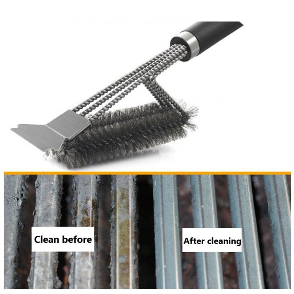 Grill Brush and Scraper Best BBQ Cleaner Perfect Tools for All Grill TypesBDDD