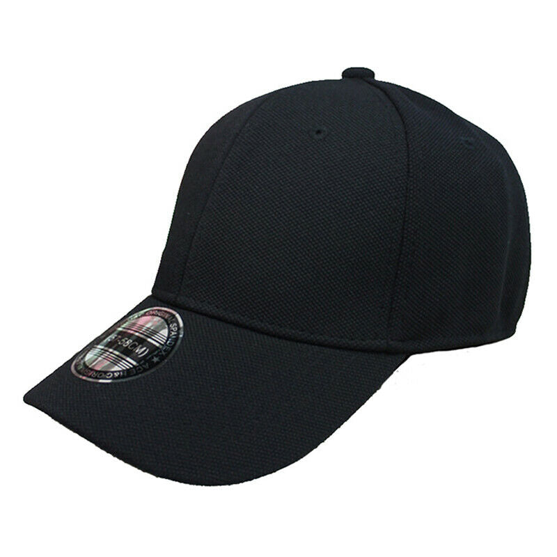 Black Baseball Cap Men Women Snapback Hats Caps Men Fitted Closed Full CapOZBDD