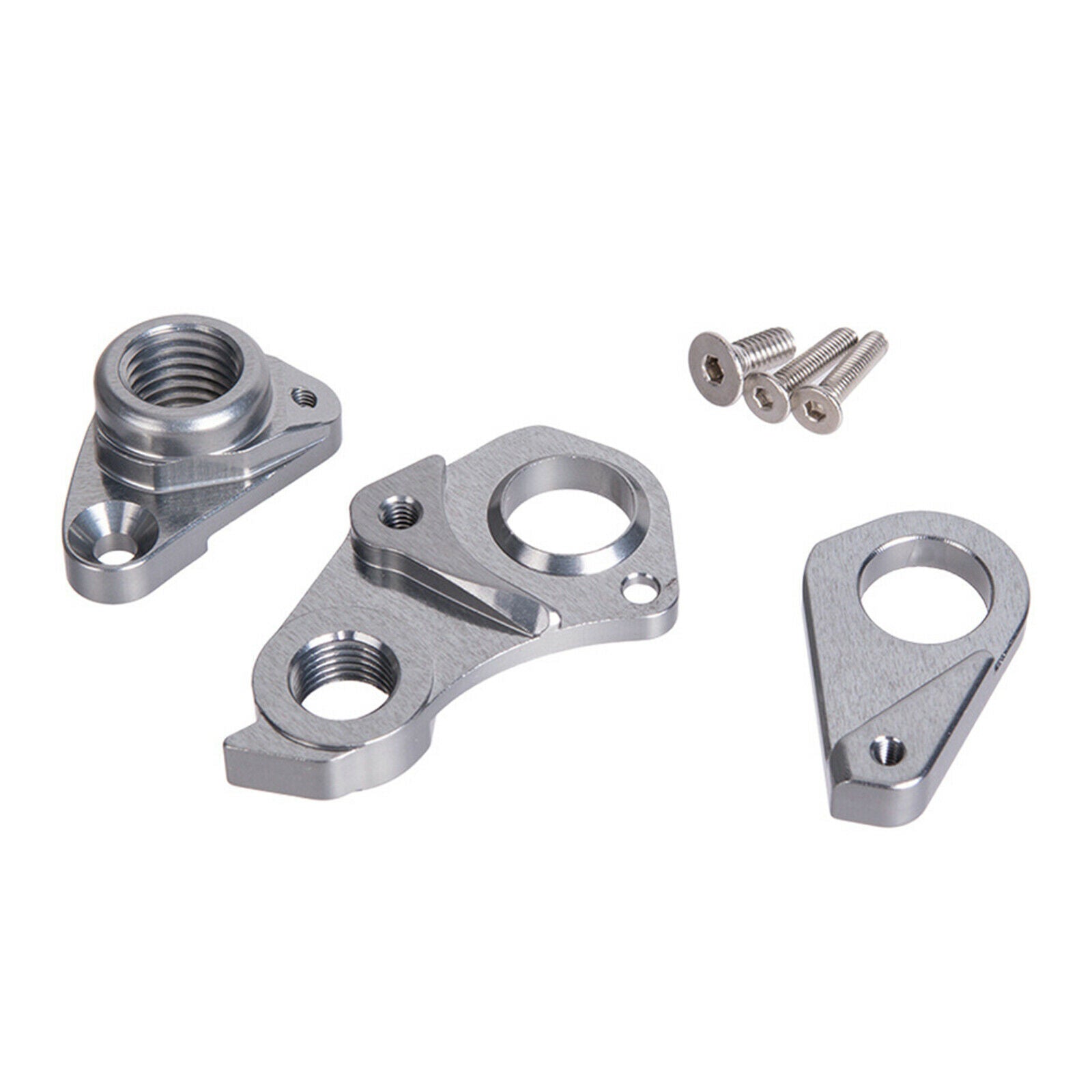 Durable thru-axle bicycle derailleur hanger extender tail hook MTB