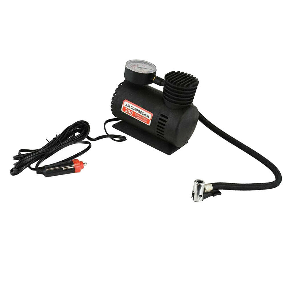 300PSI Air Compressor Tire Inflator Portable w/ Dispaly Car Air Pump -DC12V