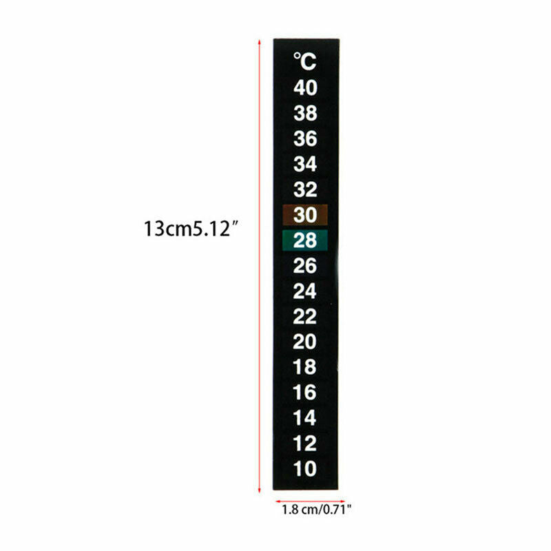 1pc 10-40 Degrees Aquarium Fish Tank Liquid Thermometer Temperature Stick.l8