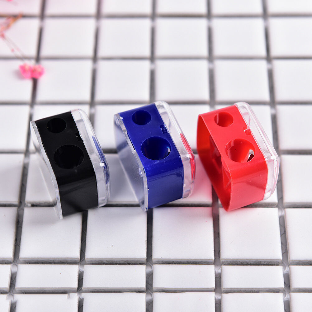 Precision Cosmetic Pencil 2 Holes Sharpener for Eyebrow Lip Liner Eyeline.l8