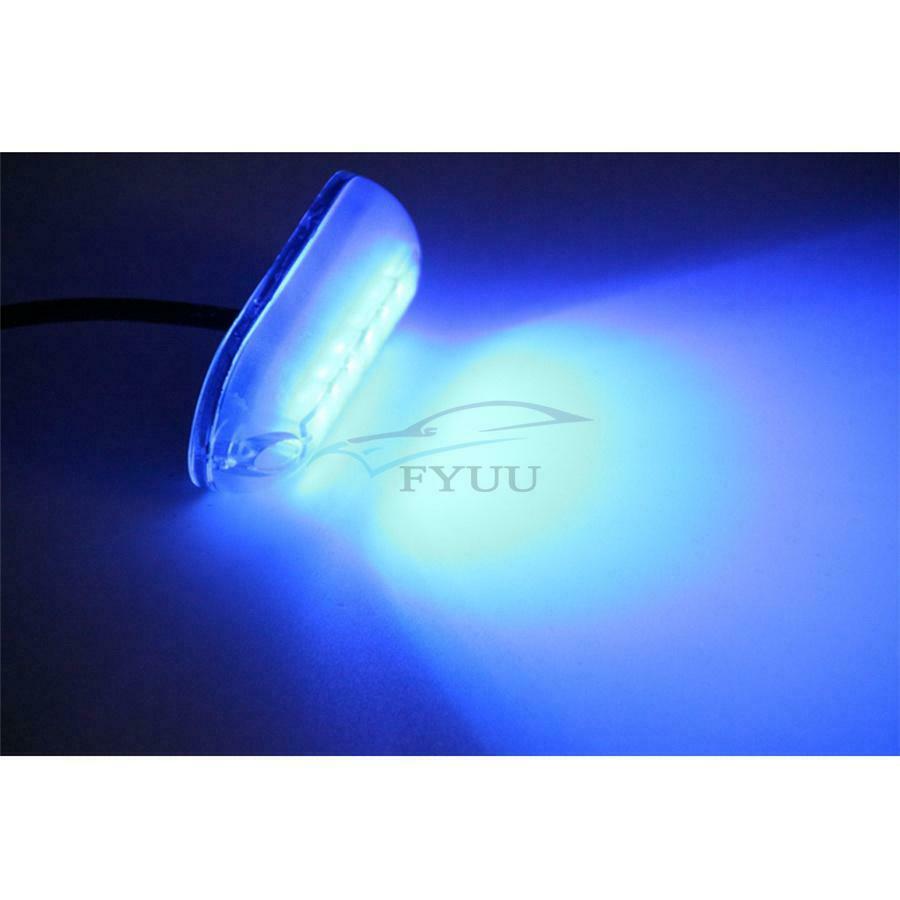 1 Piece 6 LED 12V 3W Blue Underwater Usage Fishing Lamp Boat Electrical Parts