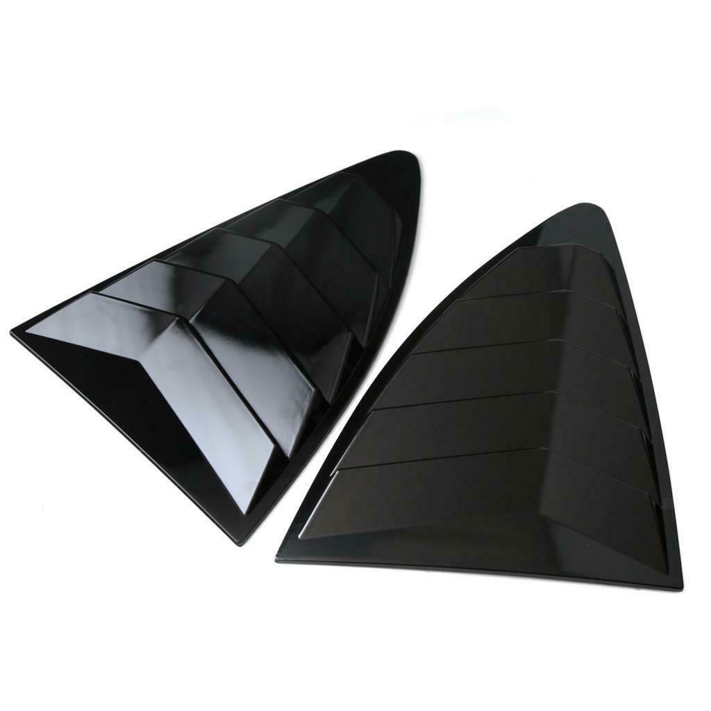 Pair Side Window Scoop Louvers Cover 5 Vent Trim For 2013-2018  BRZ
