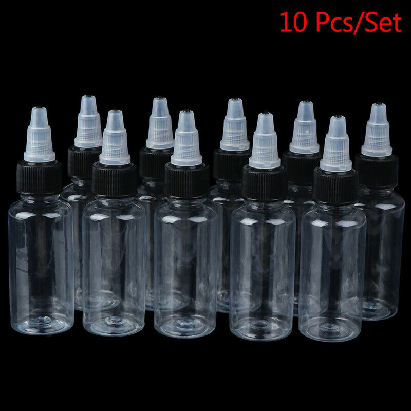 10Pcs/Set 30ml Paint Mixed Bottle Empty Storage Bottle Liquid Bottled SeparateDD